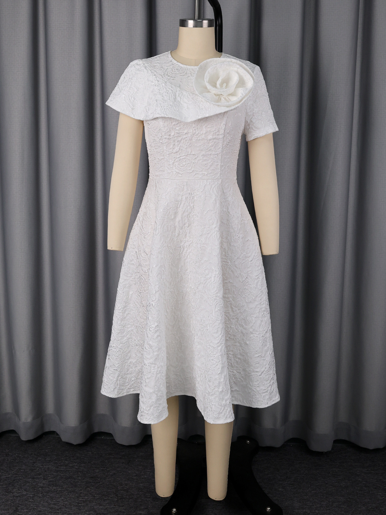 Appliqué Dress for Formal Evening Parties