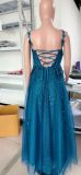 Women ball lace applique dress（Processing time need 3-6 days）