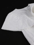 Women Elegant Appliqué Party Dress
