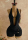 Women Sexy V-Neck Draped Collar Halter Neck Backless Jumpsuit