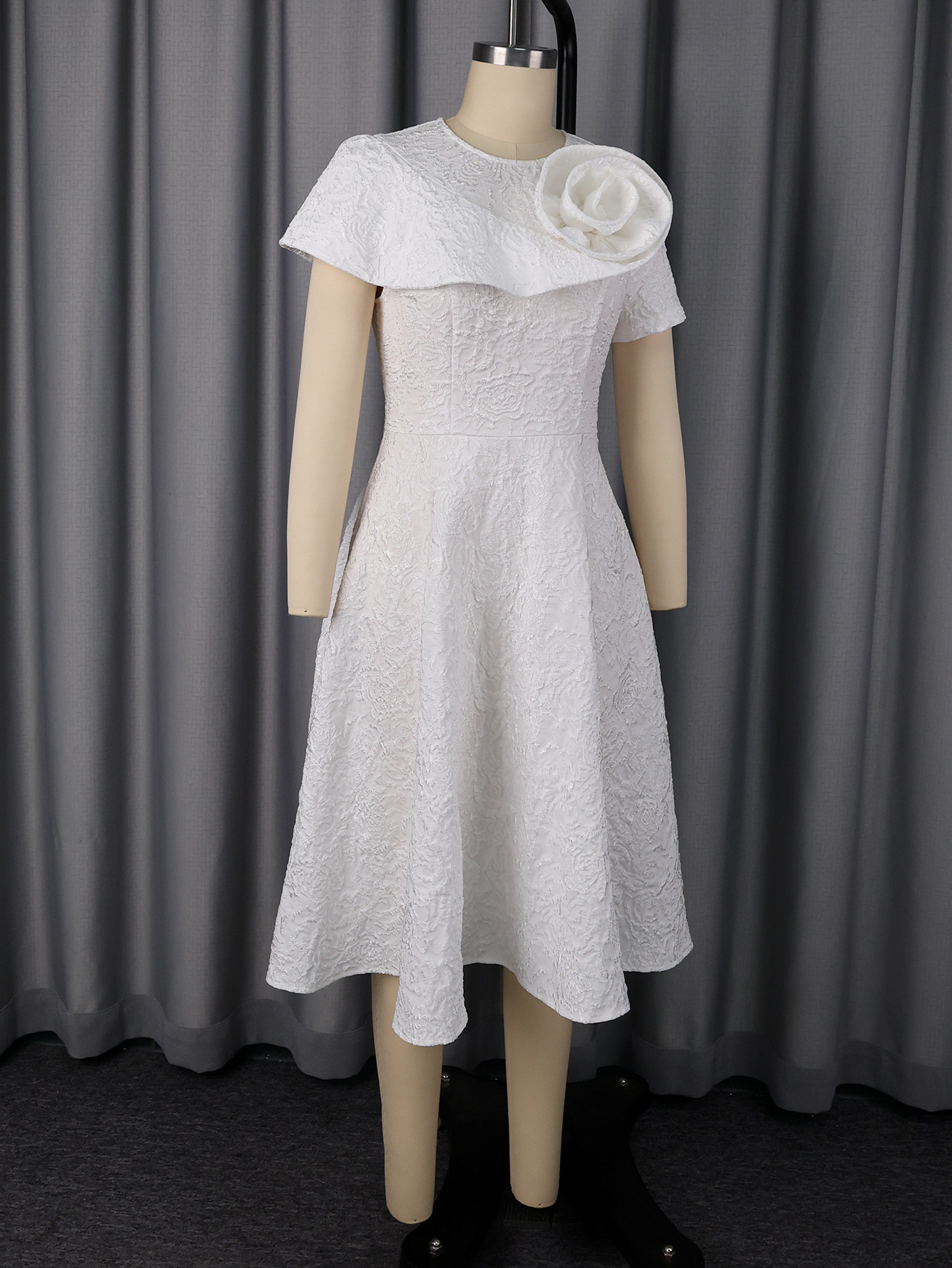 Appliqué Dress for Formal Evening Parties