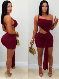 Women One Shoulder Sexy Dress