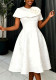 Women Elegant Appliqué Party Dress