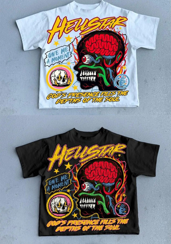 Cartoon Graphic Y2K Gothic Printed Couple T-Shirt