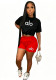 Women Sexy Fashion Short Sleeve Top & Shorts Two-Piece Set