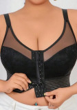 Plus Size Women Underwear Fitted Top Wireless Bralette Front Closure Sexy Shapewear