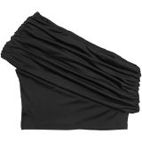 Women Sexy Slash Shoulder Crop Top & Midi Skirt Two-Piece Set