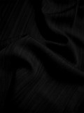 Women High Waist Drawstring Loose Pleated Casual Wide Leg Pants