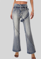 Women Wide Leg Denim Long Pants Women Wide Leg Denim Long Pants