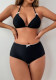 Women Ruffled Sexy Halter Neck Bikini Swimwear
