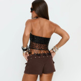 Women Sexy Casual Strapless Top