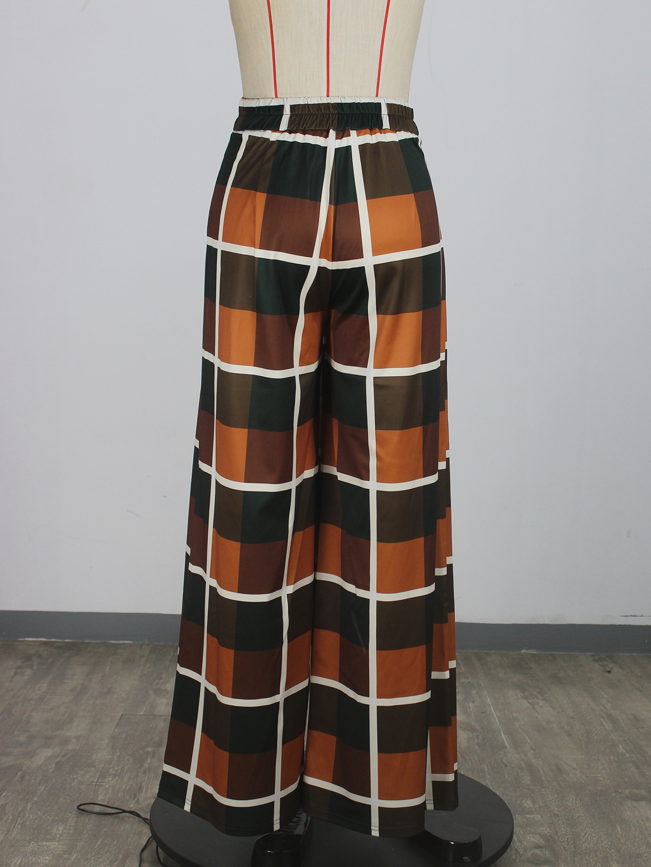 Plaid Long Pants for Casual Everyday Wear