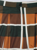 Women Casual Plaid Long Pants