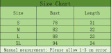 Women Summer Knitting Drawstring Top