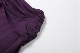 Women Spring Sexy Off-Shoulder Tank Top and Solid Irregular Midi Skirt Two-Piece Set