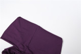 Women Spring Sexy Off-Shoulder Tank Top and Solid Irregular Midi Skirt Two-Piece Set