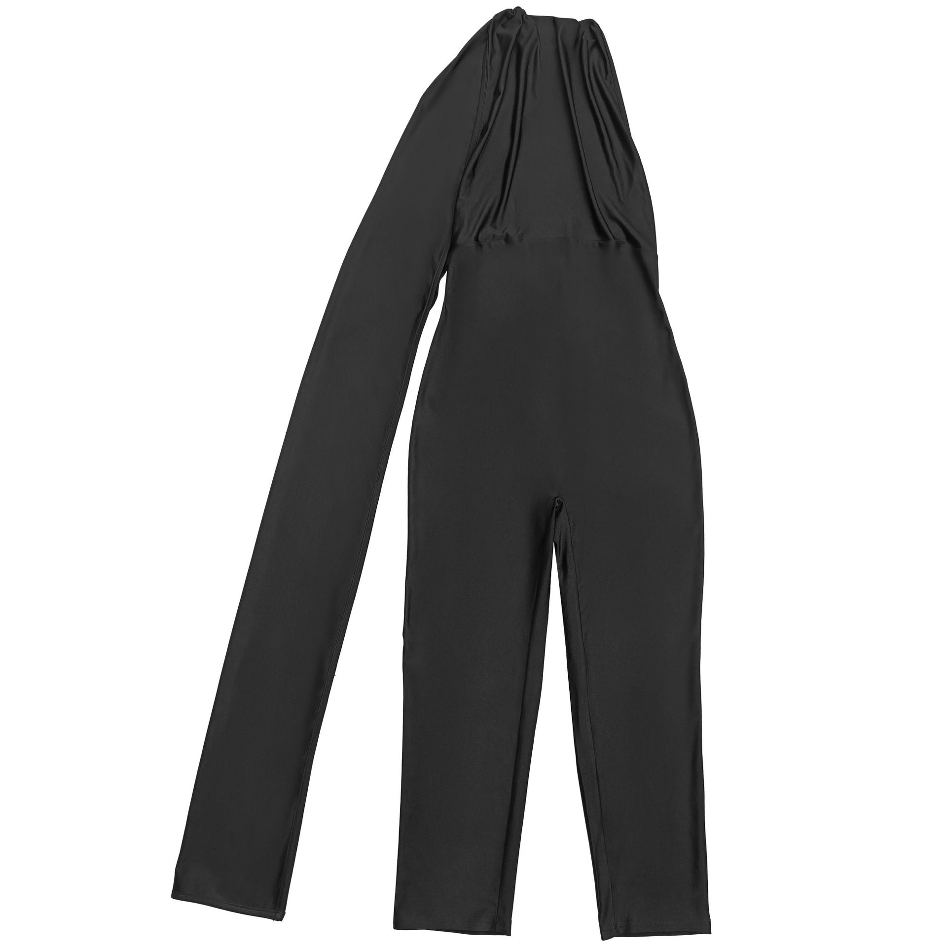 Solid Backless Bodycon Jumpsuit for Casual Clubwear