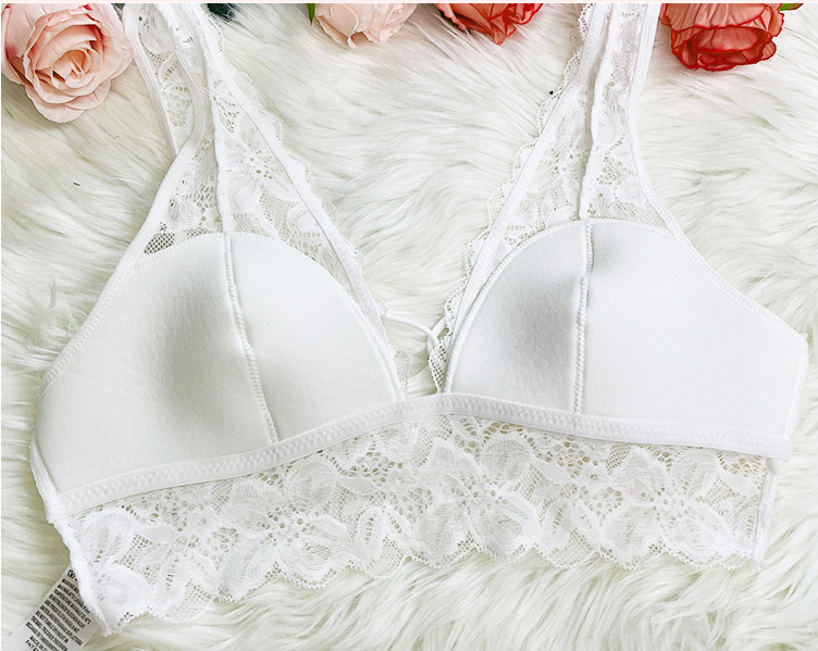 Lace Camisole Cross Bra Lingerie for Intimate Wear