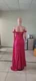 Wome sequined off-shoulder sexy evening Dress