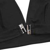 Women Fashion Trendy Loose Straight Wide-Leg Pants Set