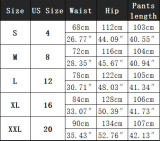 Women Ruched Ruffled Cuffed Harem Pants