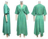 Women Printed Beach Cover-Up Beach Holidays Maxi Dress