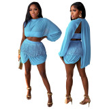 Women Fringed Patchwork Sexy See-Through Summer Dress