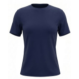 Women Solid Color Round Neck Short Sleeve T-Shirt and Pants Two-Piece Set