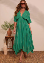 Women Printed Beach Cover-Up Beach Holidays Maxi Dress Women Printed Beach Cover-Up Beach Holidays Maxi Dress