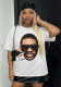 Women Summer Letter Print Loose Short Sleeve T-shirt