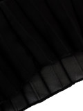 Women Summer Solid Color High Waist Loose Wide Leg Pants