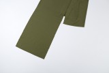 Women Spring Solid Color Halter Neck Tie Low Back Bodycon Dress
