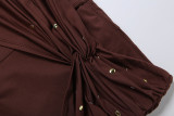 Women Spring Crop Halter Neck Top Flared Pants Set