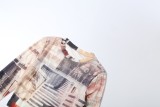 Women Spring Round Neck Printed Slim Fit Pants Set