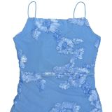 Women Sexy Mesh Floral Evening Dress