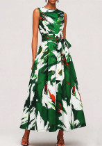 Women Summer Sleeveless Maxi Dress