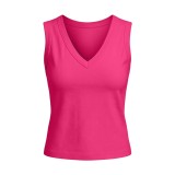 Women Sexy American Cami T-Shirt Top