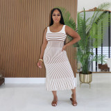 Women Stripe Cami Summer Dress