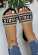 Plus Size Women Summer Casual Beach Slide Slippers