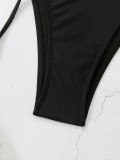 Women Bow Patchwork Sexy Swimsuit Two Piece