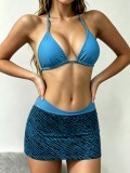 Women Sexy Holidays Bikini Swimsuit Three Piece