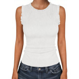 Women Summer Ribbed Knit Cami Top