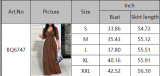 Women V Neck Maxi Dress