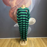 Plus Size Women Letter Print Dress