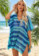Women Summer Beach Cover Up Hollow Tie Holidays Knit Top