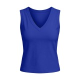 Women Sexy American Cami T-Shirt Top