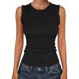 Women Summer Ribbed Knit Cami Top