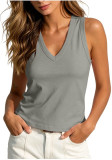 Women Sexy American Cami T-Shirt Top