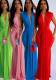 Women Sexy V Neck Sexy Maxi Dress