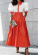Women Summer Casual Short Sleeve Top and Skirt Two Piece